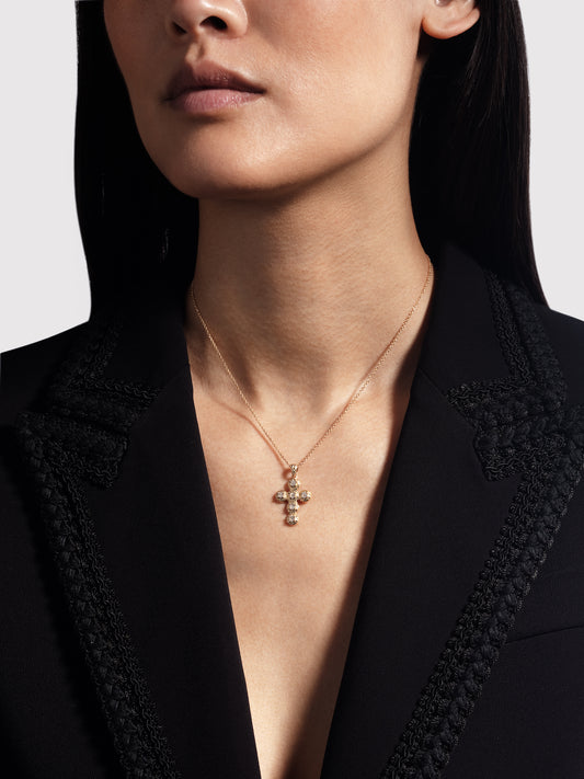Pendentif Croix Noémie Diamant