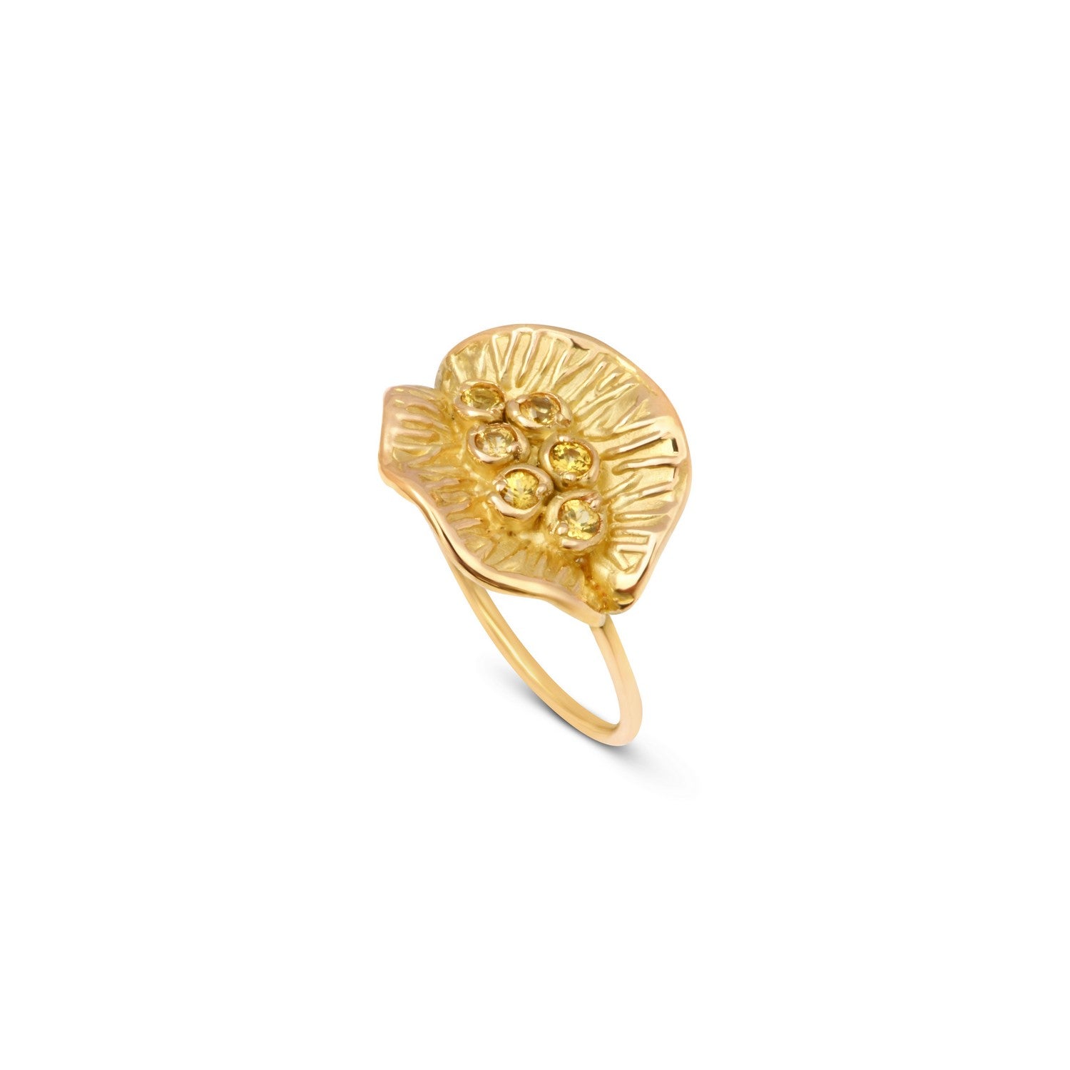 Bague Nymphette Saphir jaune