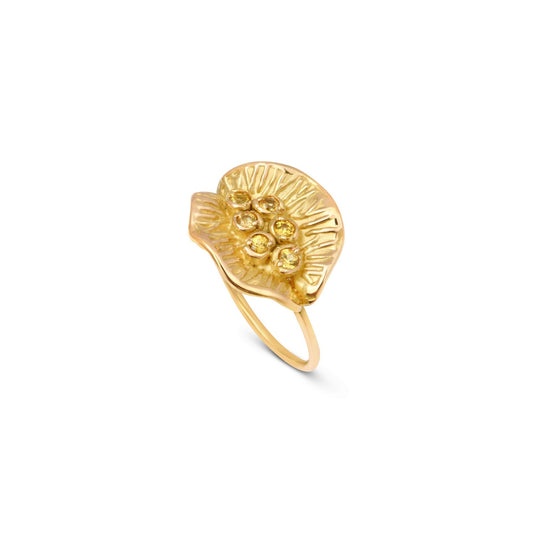 Bague Nymphette Saphir jaune