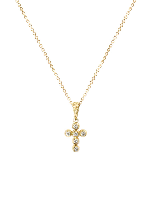 Pendentif Croix Noémie Diamant