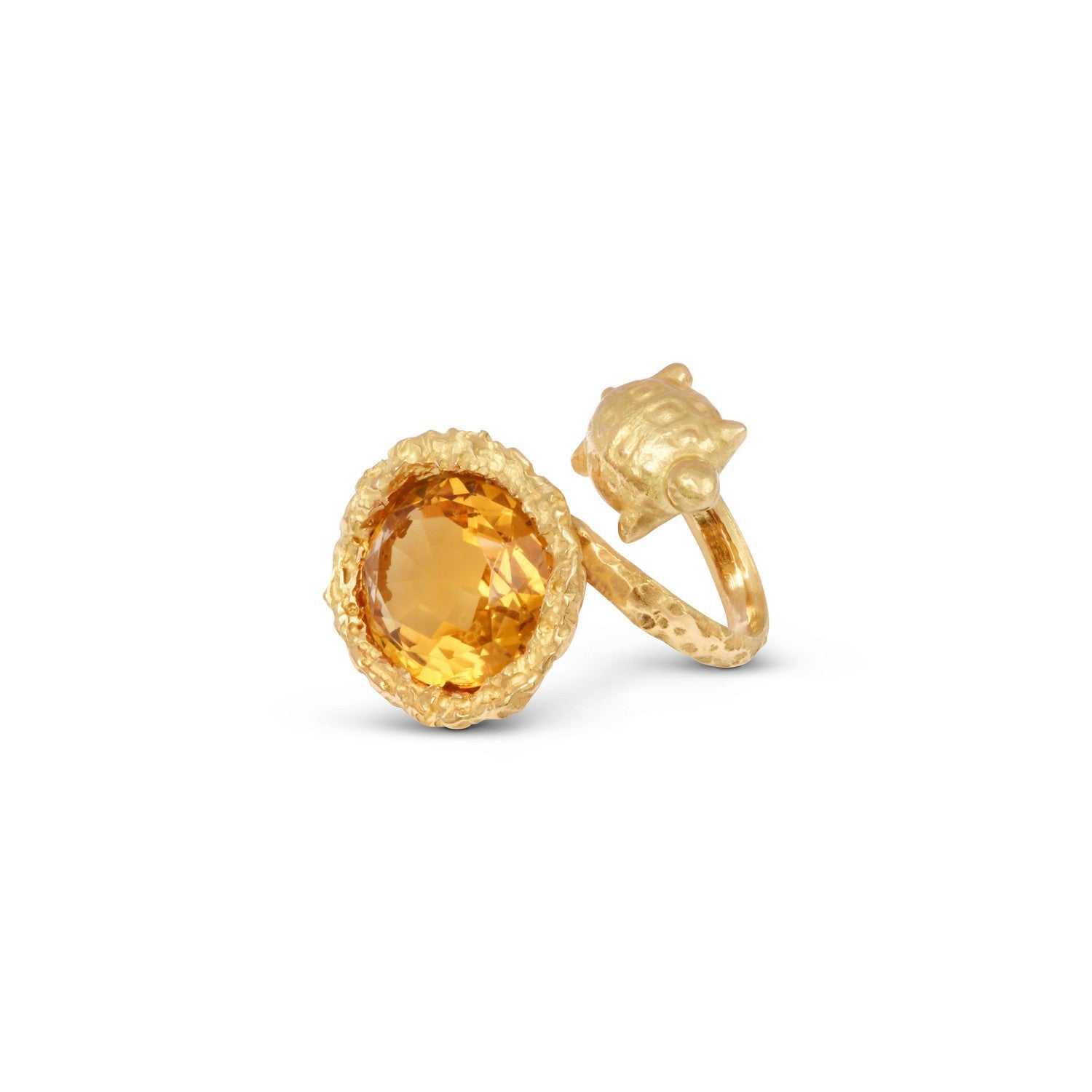 Bague Toi & Moi citrine