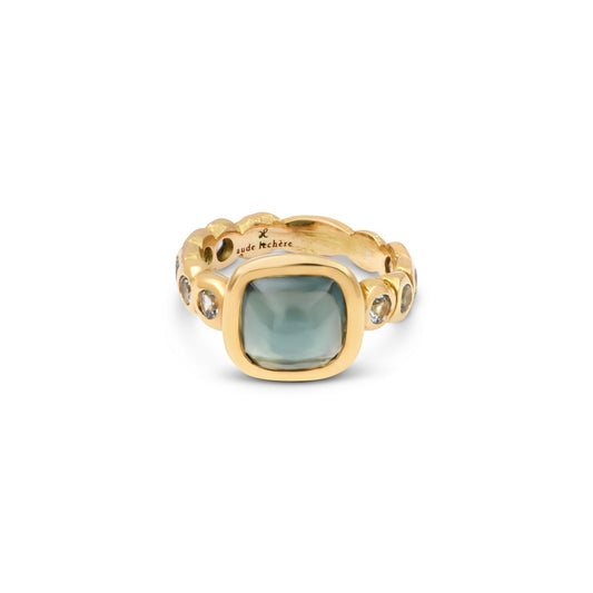 Bague Sissi tourmaline verte